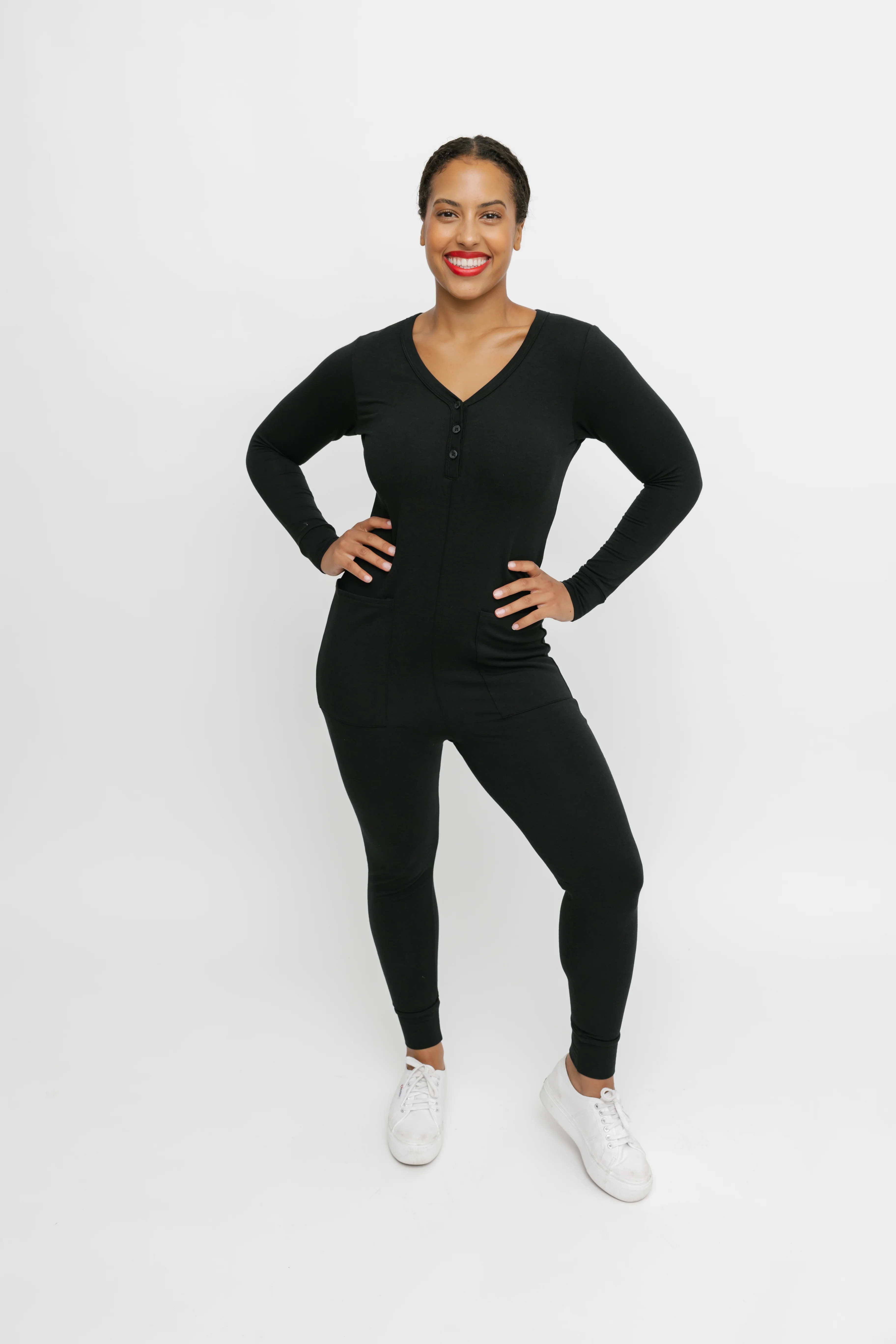 Smash + Tess | The Wednesday Romper in Midnight Black | SMASH+TESS