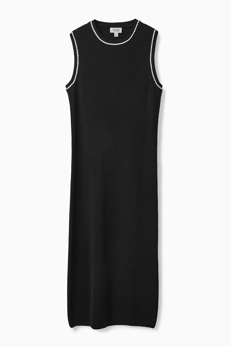 KNITTED MIDI DRESS - BLACK - COS | COS UK