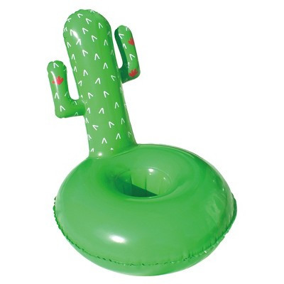 Northlight Inflatable Cactus Swimming Pool Floating Drink Holder - 18" | Target