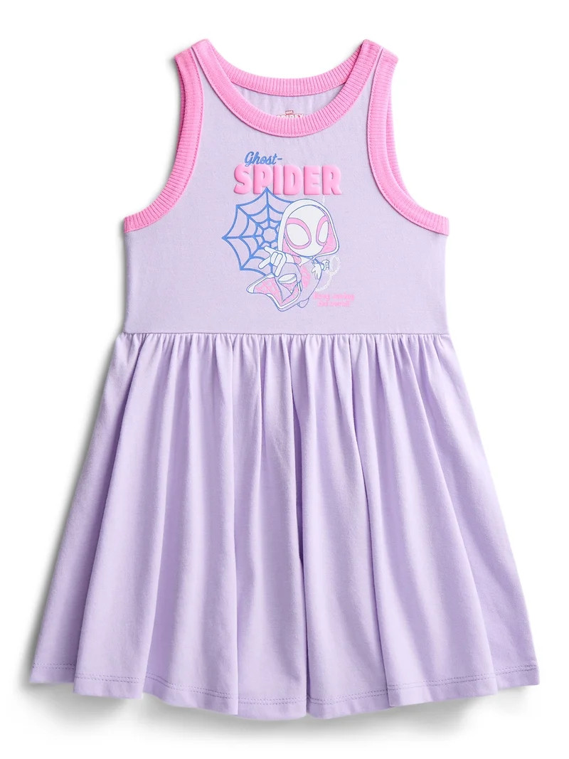 Spidey & His Amazing Friends Toddler Girls Graphic Tank Dress, Sizes 12M-5T | Walmart (US)