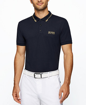 Hugo Boss BOSS Men's Active-Stretch Golf Polo Shirt & Reviews - Hugo Boss - Men - Macy's | Macys (US)
