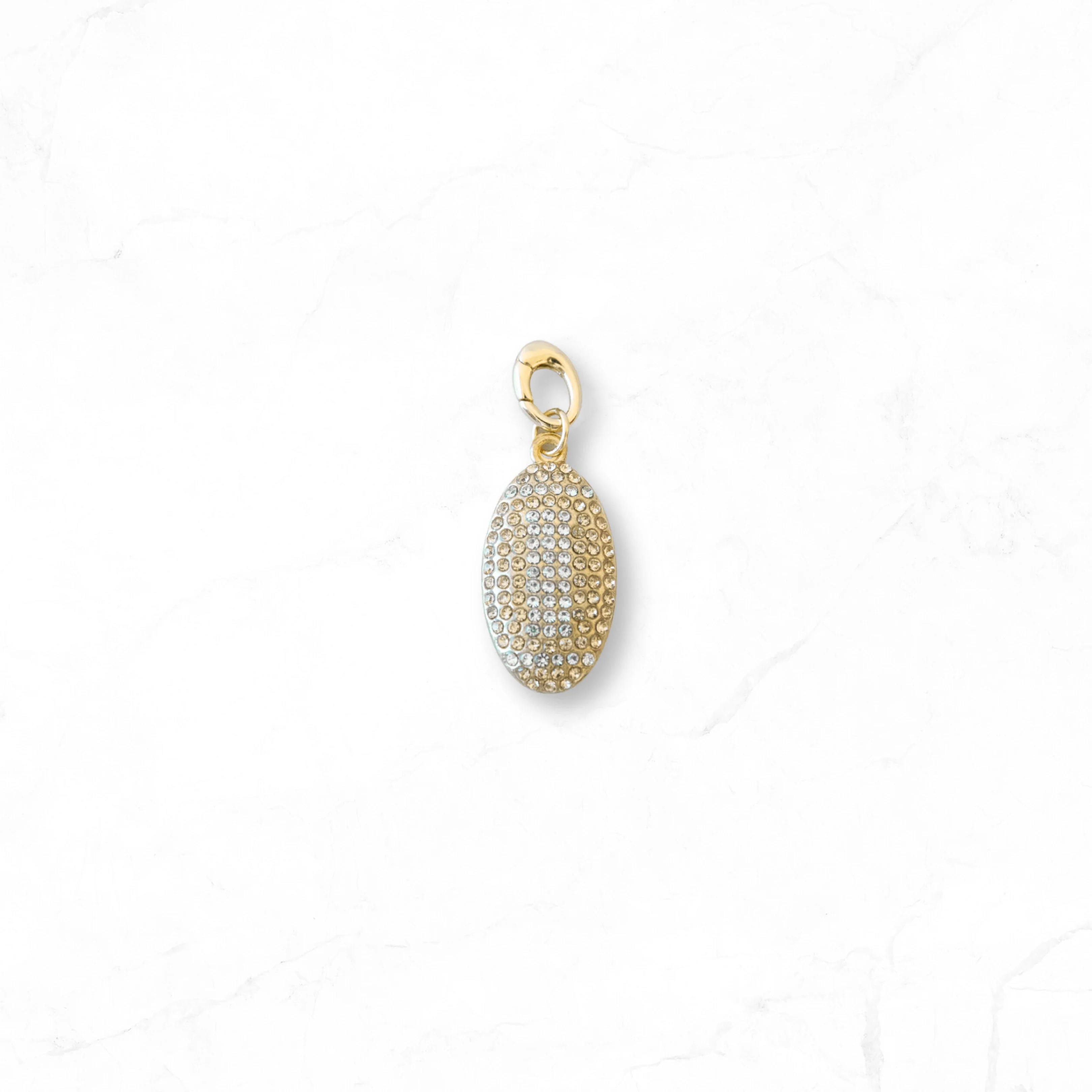 Glitzy Football Charm | Golden Thread LLC