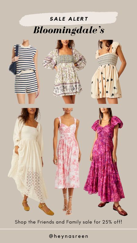These gorgeous spring dresses and sets are on sale for 25% off at Bloomingdale’s!

#LTKSeasonal #LTKsalealert #LTKstyletip