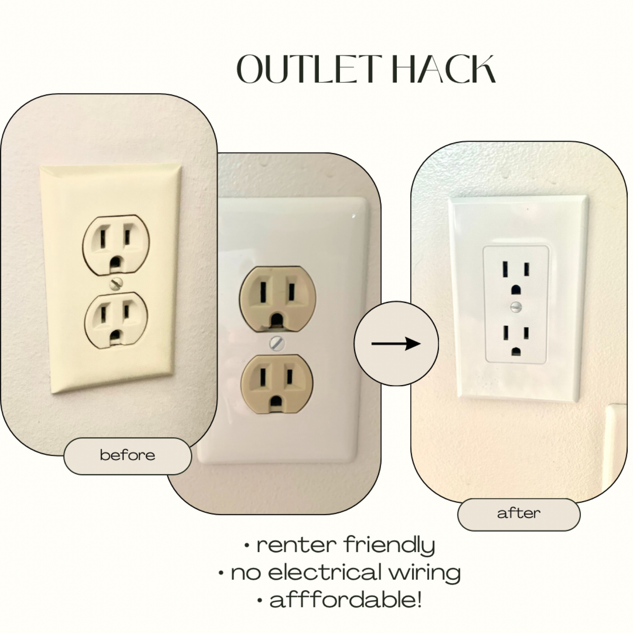 Renter friendly, wireless outlet fix! 

