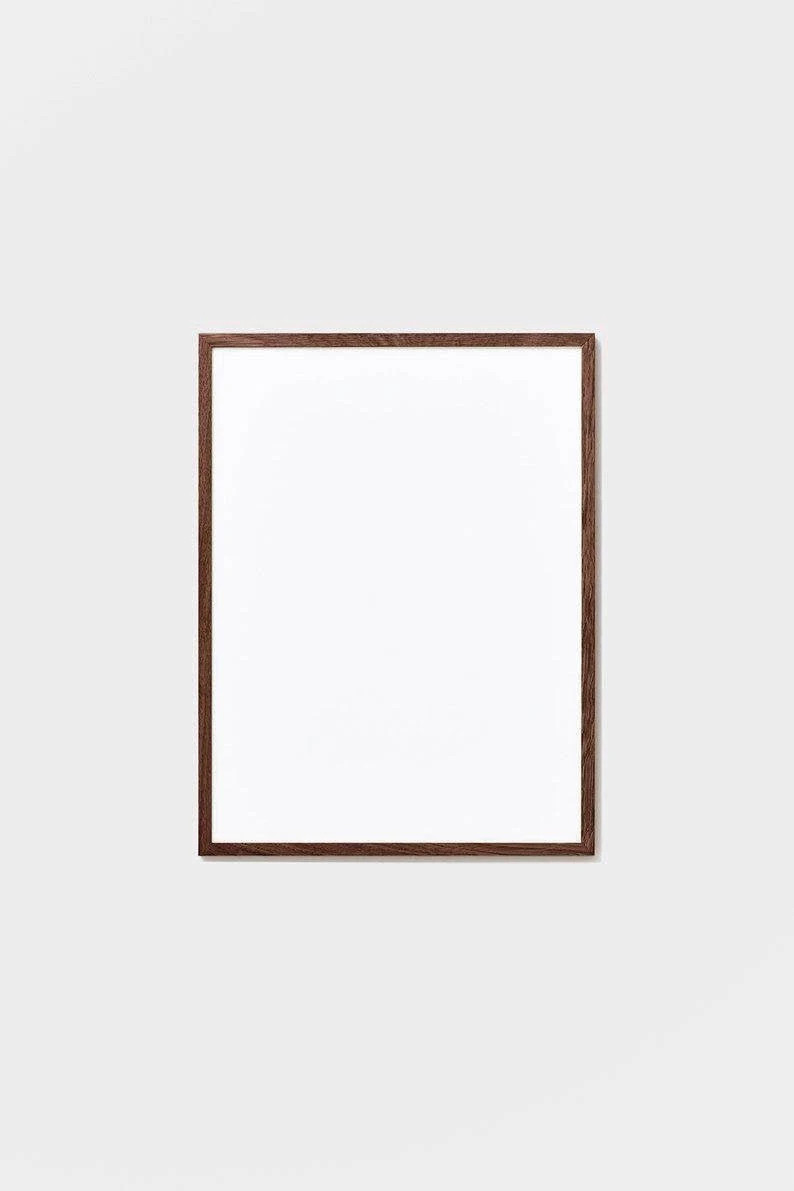 Dark Oak Frame A2 A3 A4 A2 30x40 50x70 70x100 Large Thin | Etsy | Etsy (US)