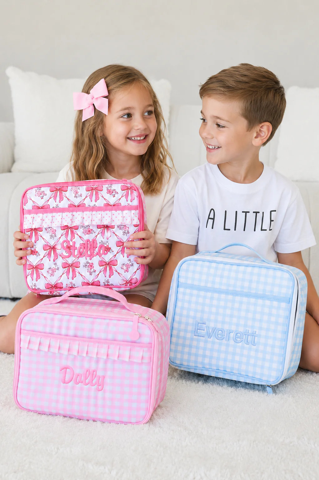 Kids Embroidered Lunchboxes | Caden Lane