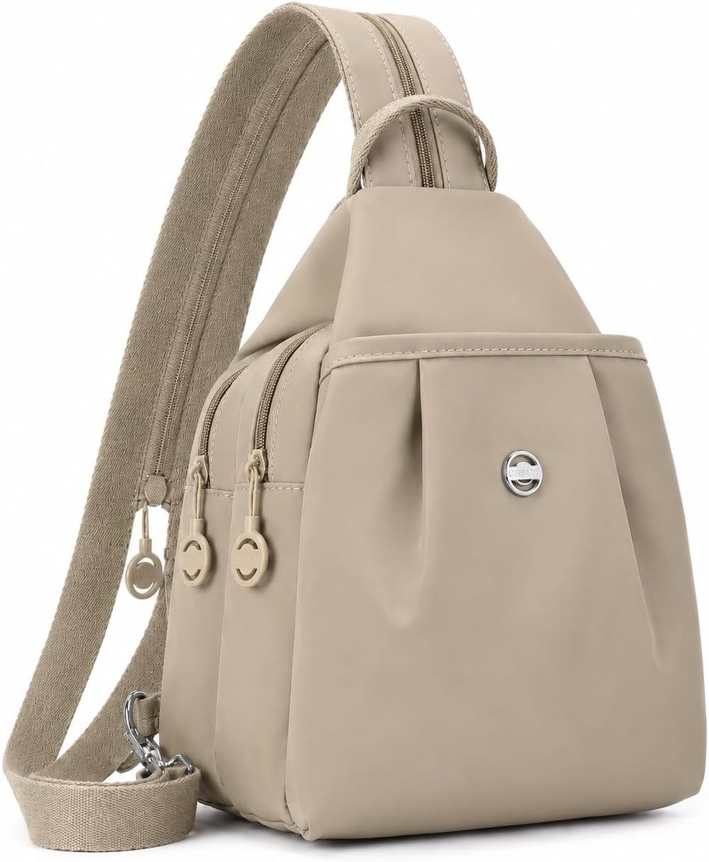 Sling Backpack for Women, Water-Resistant Crossbody Chest Bag for Travel, Work, Gym, Students & Daily Use | Amazon (US)