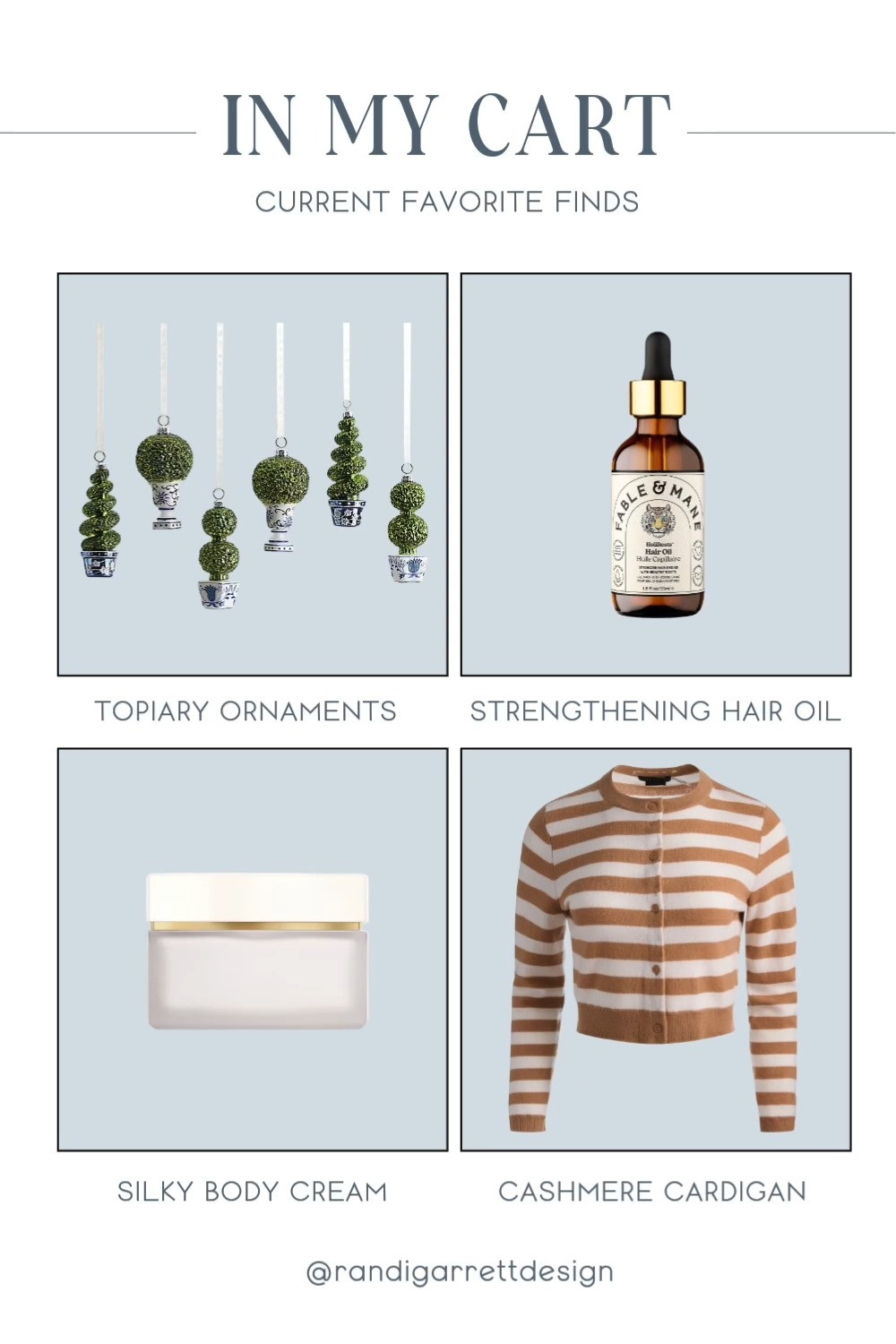 A few recent favorite finds I'm loving and ready to restock or add to my cart!

The striped cashmere cardigan is on sale! 

 #LTKootd #LTKSaleAlert #LTKBeauty