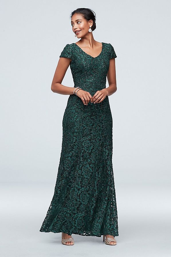 seafoam green mother of the bride dress