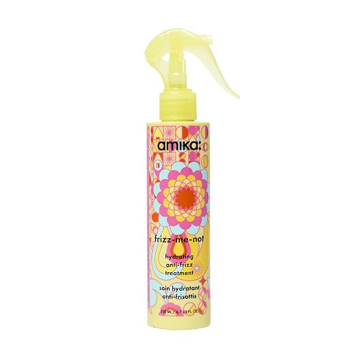 amika frizz-me-not hydrating anti-frizz treatment | lightweight hydrating spray for medium to thi... | Amazon (US)