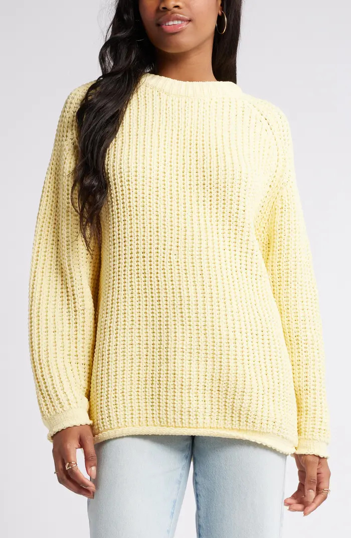 Slouchy Chenille Pullover Sweater | Nordstrom Rack