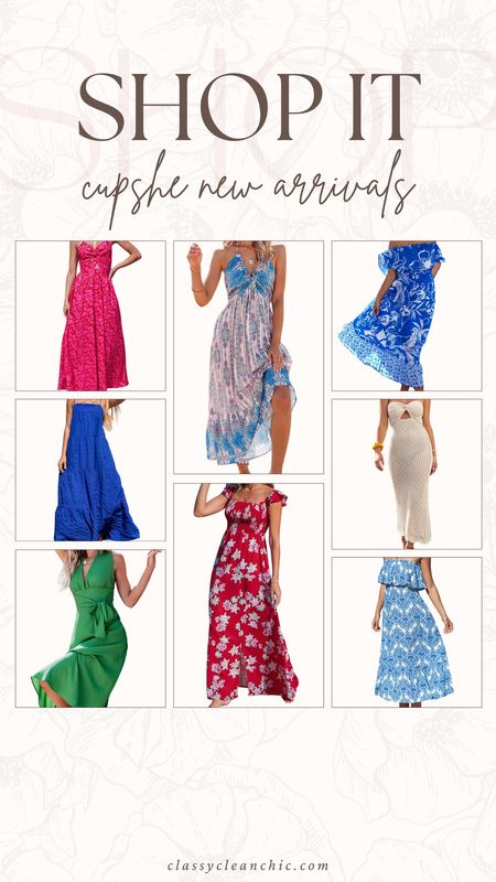 Summer dresses from cupshe! Resortwear dresses beach looks affordable summer dresses

#LTKSeasonal #LTKTravel #LTKFindsUnder50