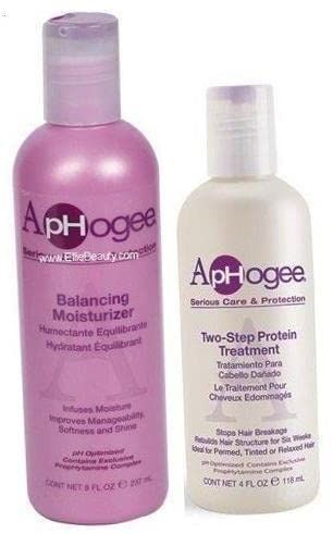 Aphogee Serious Hair Care Double Bundle (Balancing Moisturizer and Twostep Protein Treatment). | Amazon (US)