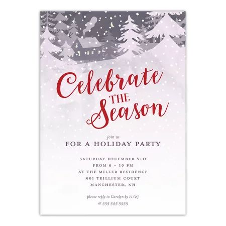 Personalized Holiday Invitation | Walmart (US)