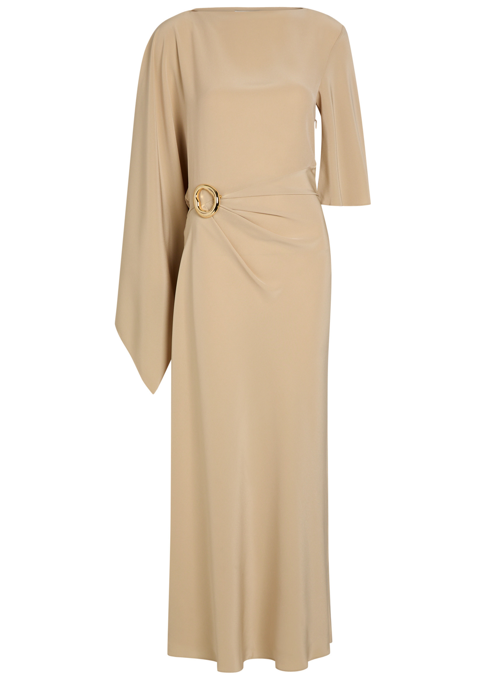 Joya draped satin-twill maxi dress | Harvey Nichols