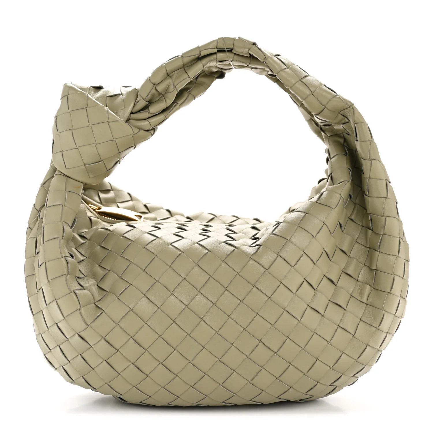 Nappa Intrecciato Teen Jodie Hobo Travertine | FASHIONPHILE (US)