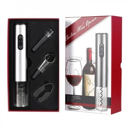 Clearance! Electric Wine Opener 4 In 1 Gift Set Including Vacuum Plug Foil Cutter Red Wine Aerator F | Walmart (US)