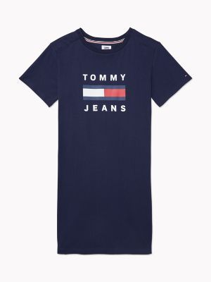 Tommy Hilfiger Women's Adaptive Tommy Jeans T-Shirt Dress Cobalt Sapphire Blue - XL | Tommy Hilfiger (US)