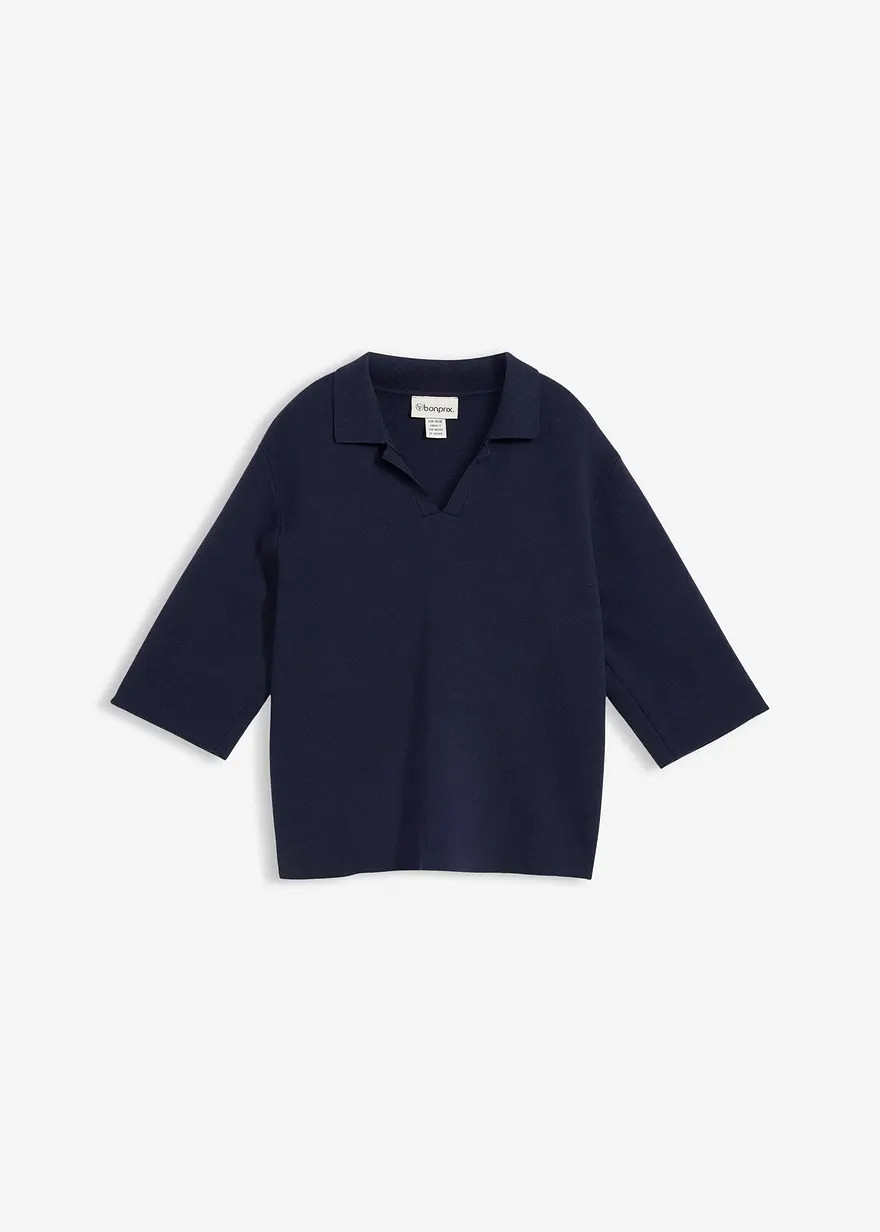 Polo Strickshirt | Bonprix DE