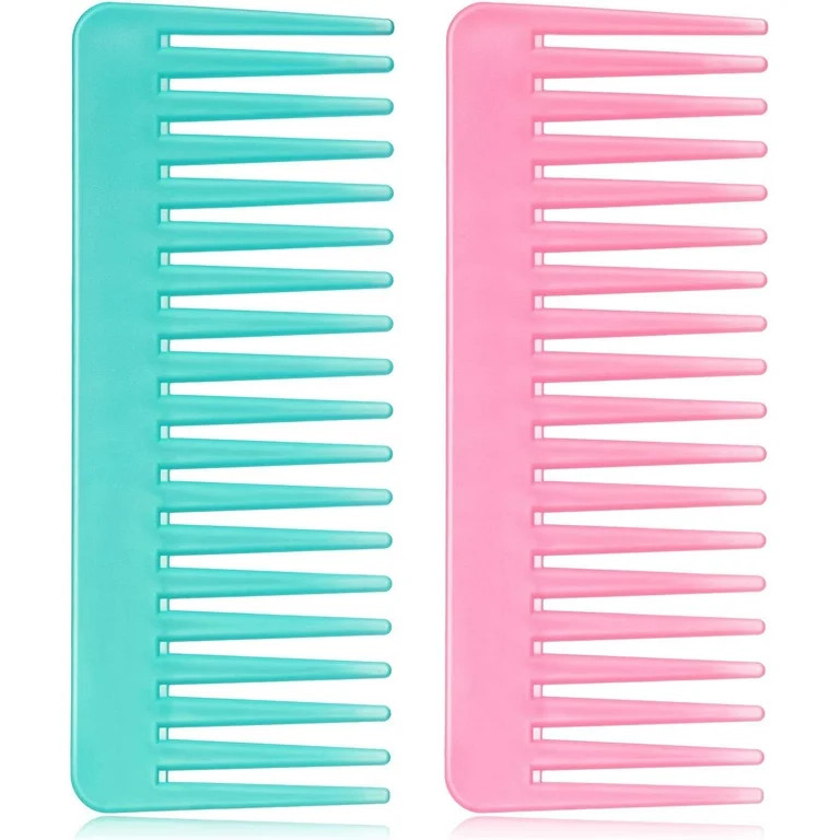 Large Hair Detangling Comb Wide Tooth Comb for Curly Hair Wet Dry Hair, No Handle Detangler Comb ... | Walmart (US)