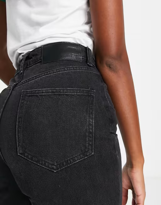 Reclaimed Vintage Inspired '99 flare jeans in washed black | ASOS (Global)