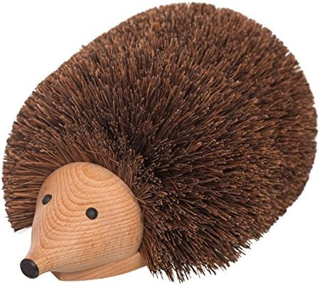 Redecker Bassine Fiber Shoe Cleaning Hedgehog, 11-3/4 inches, Sturdy Beechwood Base, Durable Natural | Amazon (US)