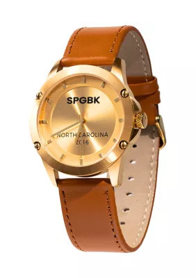 SPGBK Ferguson Tan Leather Band Watch | Belk