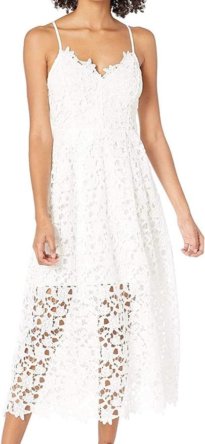 ASTR the label Women's Sleeveless Lace Fit & Flare Midi Dress | Amazon (US)