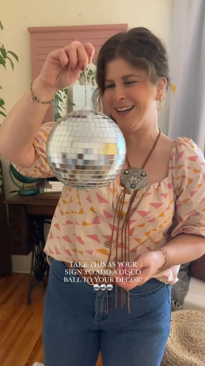 A disco ball is so fun to add to your decor! It’s cozy & sparkly 🪩🪩🪩

I love it year round, but it’s really perfect for all the holidays with all twinkle ✨

Will you be adding a disco ball to your decor!? 

#LTKHome #LTKHoliday #LTKSeasonal