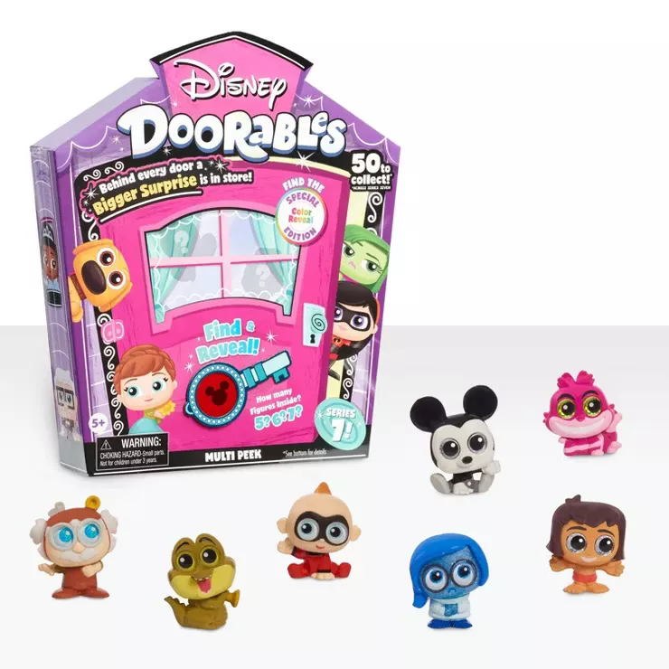 Disney Doorables Villain collection Peek, Includes 12 Exclusive