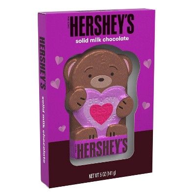 Hershey's Valentine's Day Milk Chocolate Hollow Bear - 5oz | Target