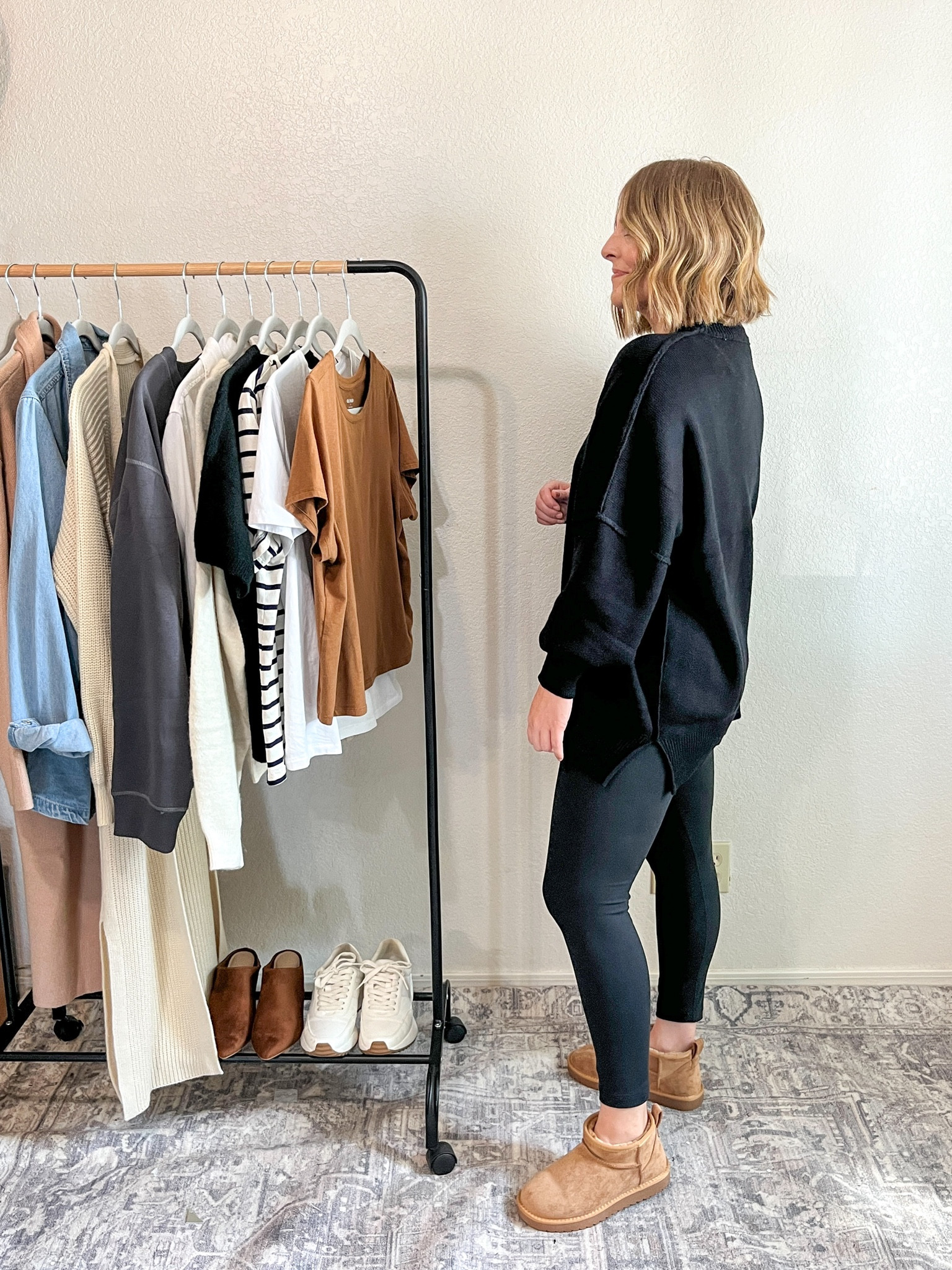 Fall Capsule// oversized sweater & leggings
wearing M in sweater (size down)
wearing L in leggings (tts)
Boots back in stock (size up one if you have a wider foot)

#LTKmidsize #LTKstyletip #LTKfindsunder50