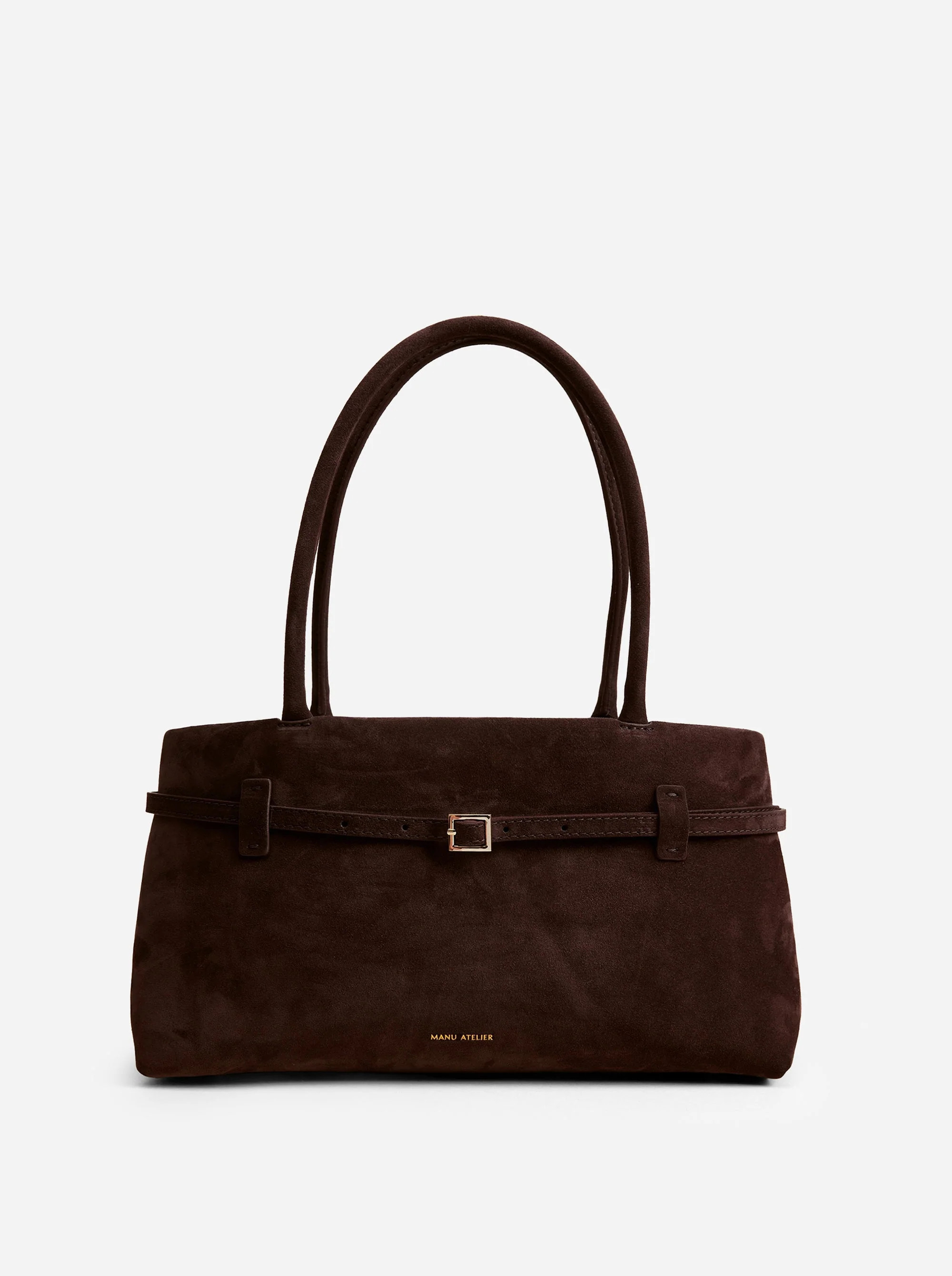 Le Cambon East West Deep Brown Suede by Manu Atelier | Manu Atelier