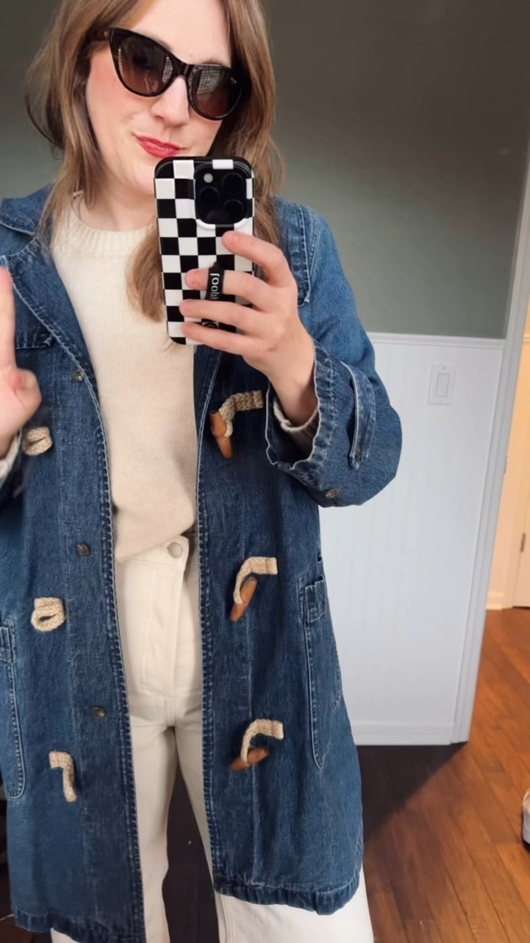 OOTD 

Jacket - Vintage RL - check out Karla Reed on IG or Reed Vintage website 
Sweater - Quince - tts
Jeans- Target tts
Ballet Flats- Freda Salvador tts or if between sizes go up  

#LTKSeasonal #LTKStyleTip #LTKShoeCrush #LTKShoeCrush #LTKSeasonal #LTKOver40