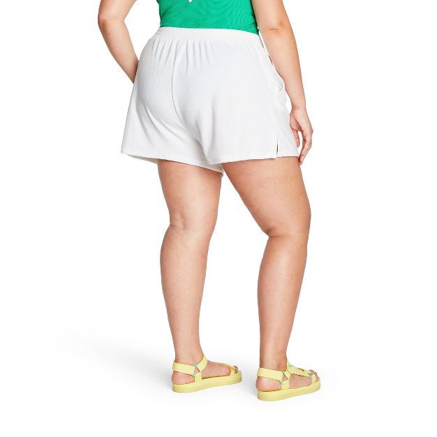 Women's Terry Cloth Beach Shorts - Stoney Clover Lane x Target White | Target