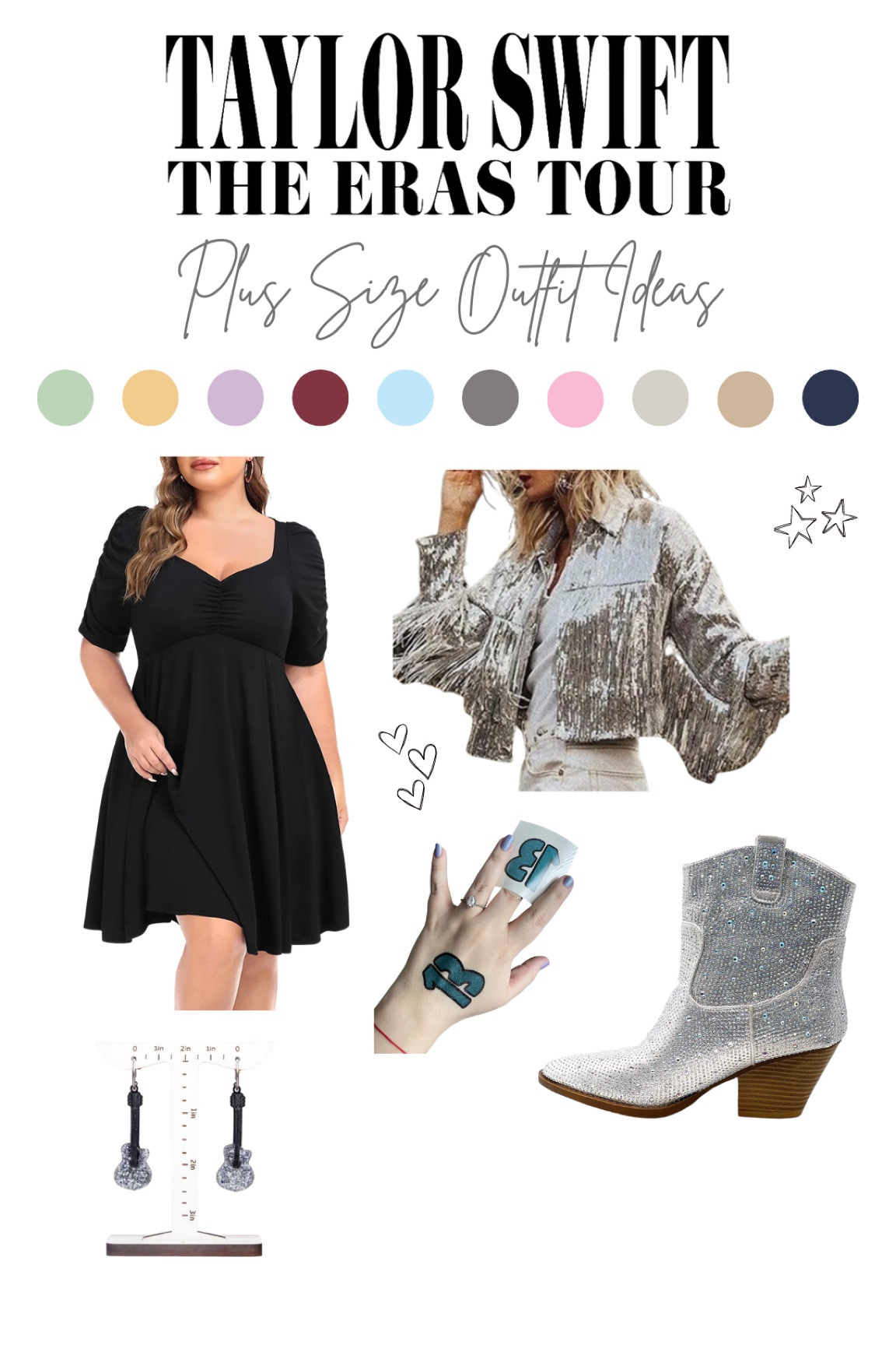 Taylor swift eras tour plus size outfit inspo - fearless edition! 

#LTKFestival #LTKcurves #LTKfit