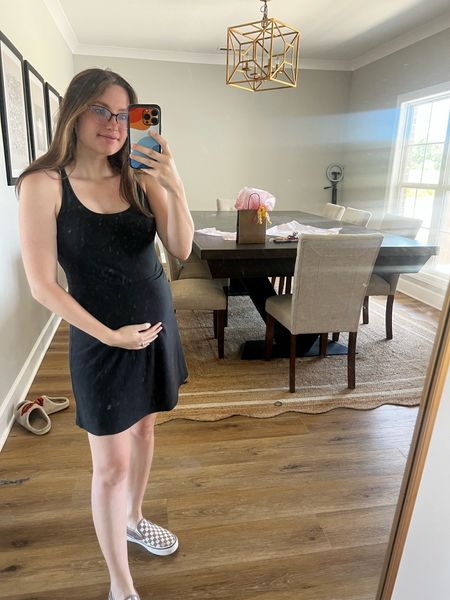 Maternity Activewear dress from Target! Wearing a size small 
Activewear, athletic dresses, summer dresses, casual dresses, target fashion, target dress, target activewear, maternity, maternity dress, bump friendly, bump friendly target, travel outfit

#LTKBump #LTKStyleTip #LTKActive