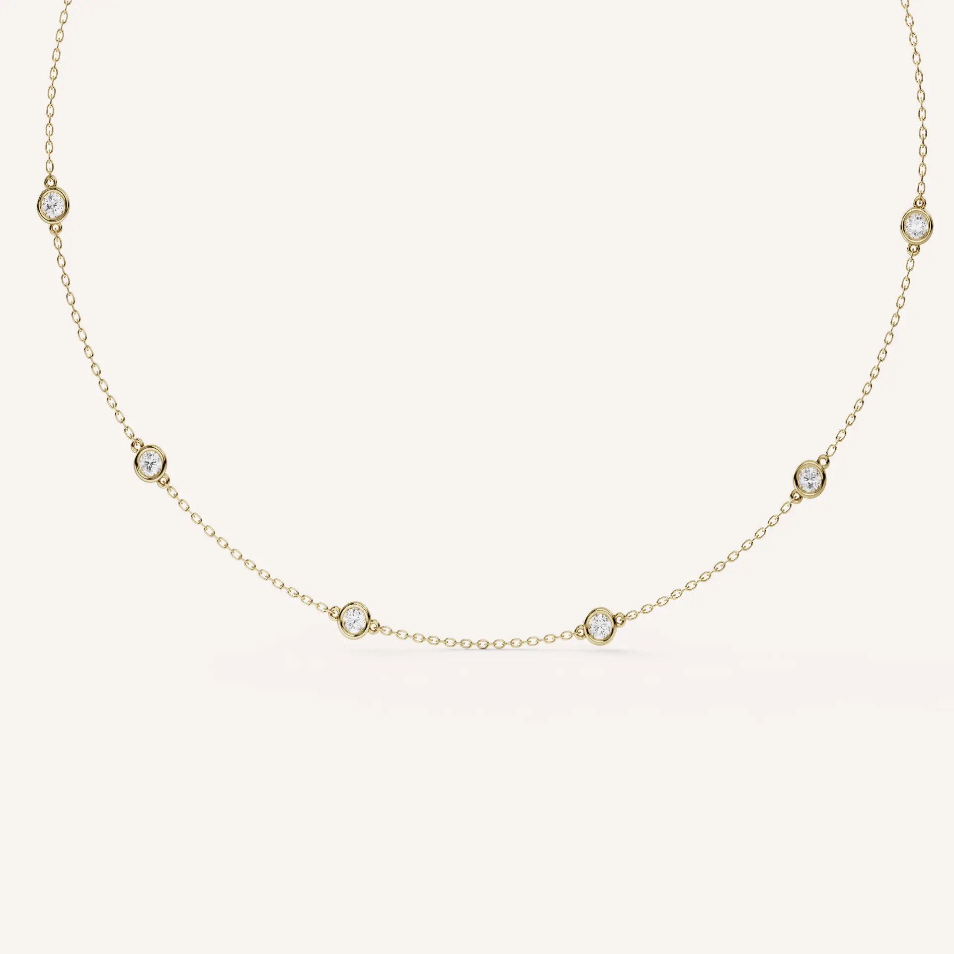 Diamond Station Necklace | Olive Ave Jewelry