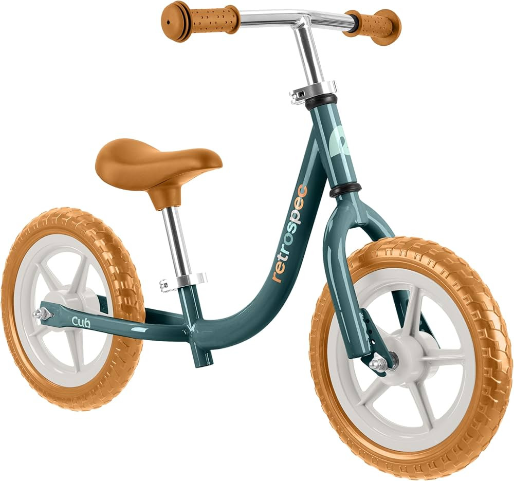Retrospec Cub Toddler 12" Balance Bike, 18 Months - 3 Years Old, No Pedal Beginner Kids Bicycle f... | Amazon (US)