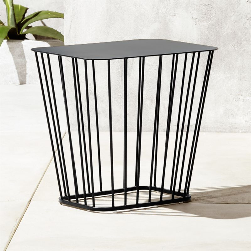 Black Wire Side Table | CB2