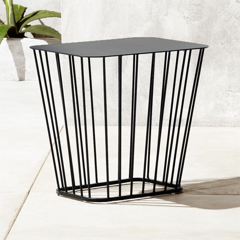 Black Wire Side Table + Reviews | CB2 | CB2
