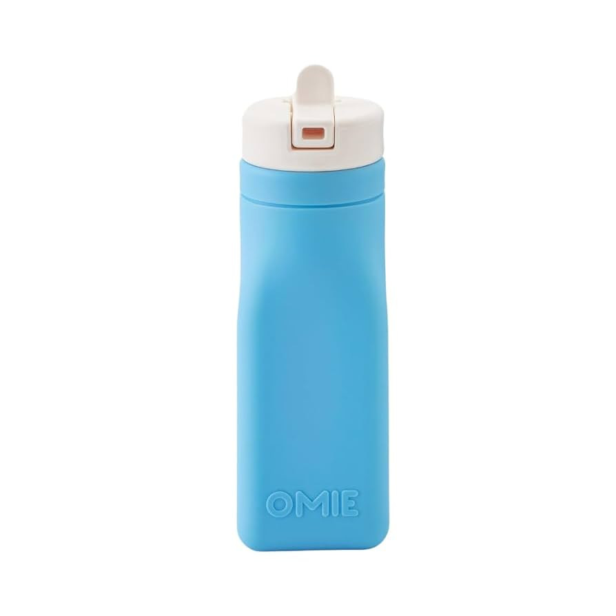 Omie OmieBox Reusable Silicone Water Bottle - 8.7 oz, Straw Top, BPA-Free & Phthalate-Free, Leak-... | Amazon (US)