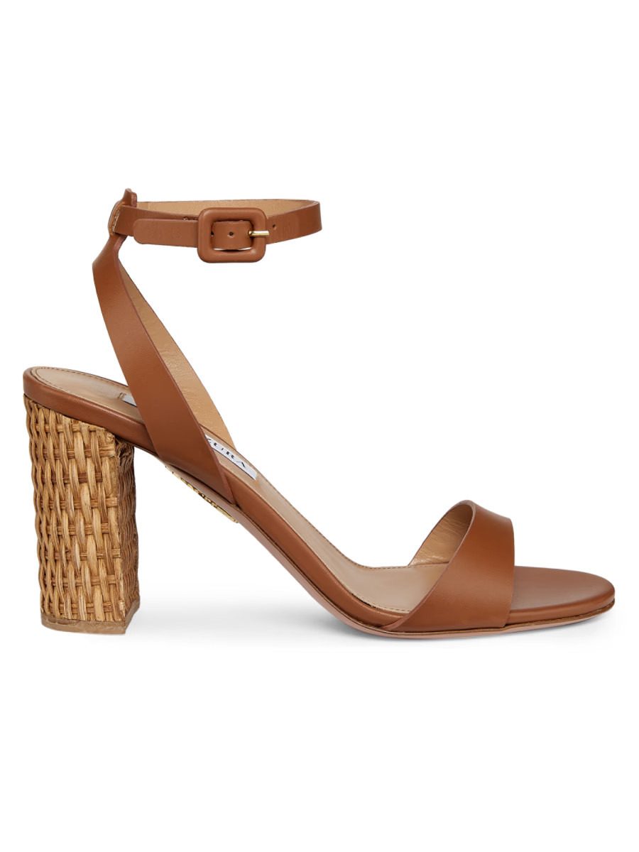 Sunseeker 85MM Leather Sandals | Saks Fifth Avenue