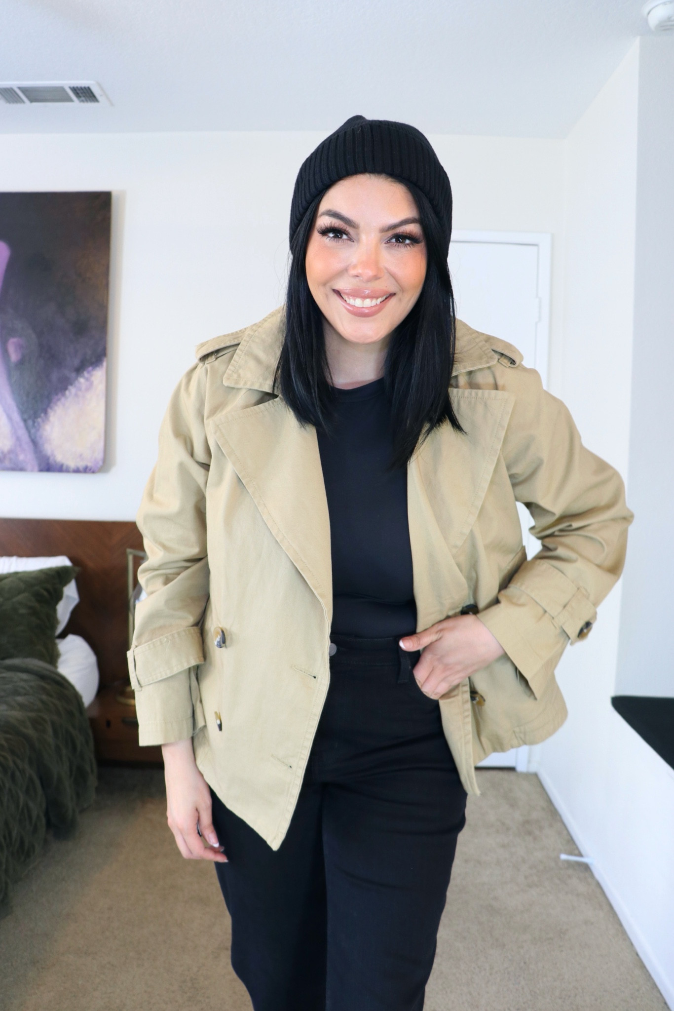 Cropped trench coats are back in time for fall! 

#LTKMidsize #LTKSaleAlert #LTKSeasonal