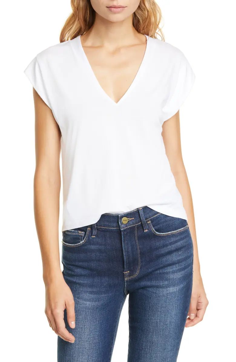 Le Mid Rise V-Neck Tee | Nordstrom