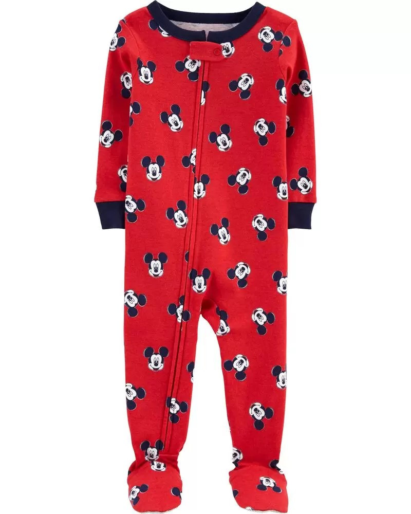 1-Piece 100% Snug Fit Cotton Footie PJs | Carter's