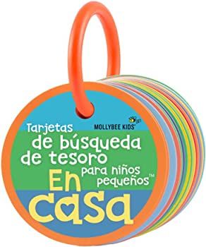 MOLLYBEE KIDS Toddler Scavenger Hunt Cards at Home (Spanish Edition) Tarjetas de busqueda de Teso... | Amazon (US)