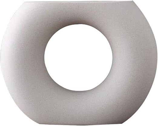 Maygone Personality Ceramic Arts Vase White Floral Vases Pot For Flowers Living Room Office Home ... | Amazon (UK)