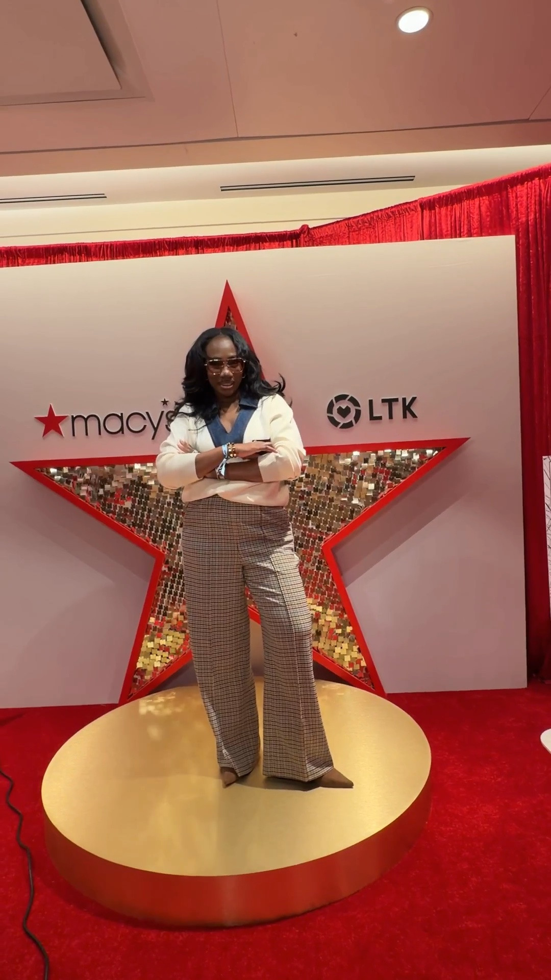 Totally loving this full look from BCBG sold at @macys 
Size large top
Size large pants 
Shoes fits true to size
Linking a few other BCBG favorites as well.

#LTKootd #LTKSeasonal #LTKOver40