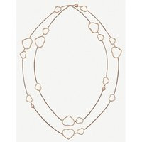 Happy Hearts 18ct rose-gold and diamond necklace | Selfridges